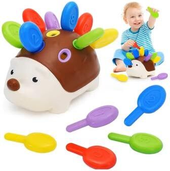 Inspire Select Sensory Hedgehog Fine Motor Toy For Toddlers Montessori Early Learning & Development Toy a With Box