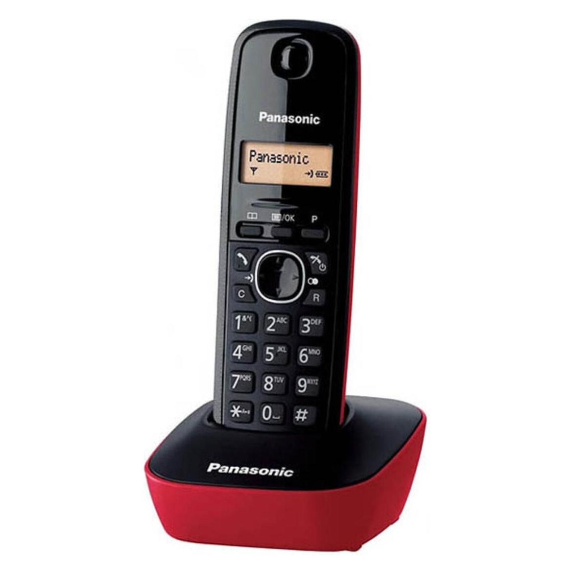 Panasonic Telefon stacjonarny KX-TG1611PDR Czerwony (KX-TG1611SPR)