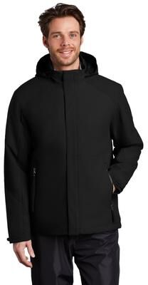 Port Authority J405 Insulated Waterproof Tech Jacket in Deep Black size 2XL   Polyester