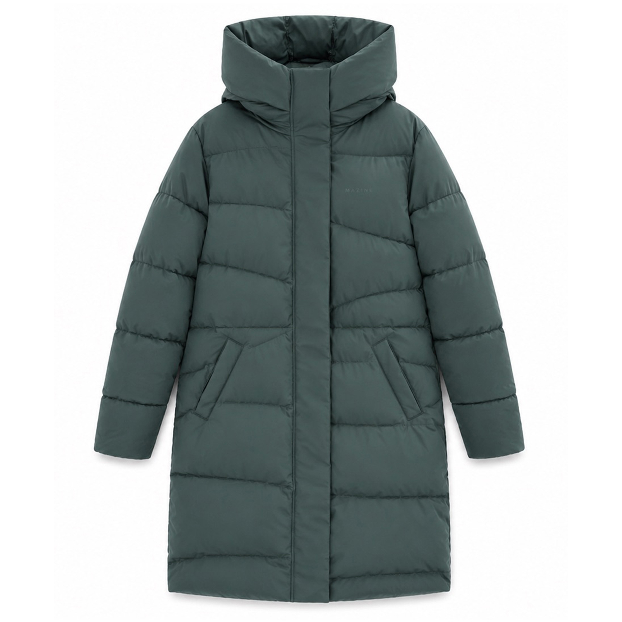Mazine Waves Quilt Puffer Mantel Damen Winterjacke schwarz Größe S Lifestyle Wasserabweisend