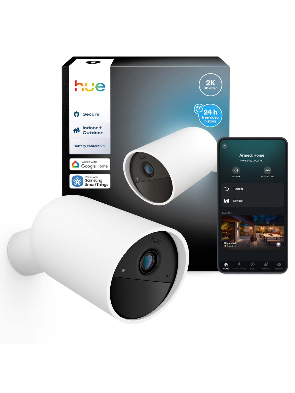 Philips Hue Secure 2K Akku-Kamera