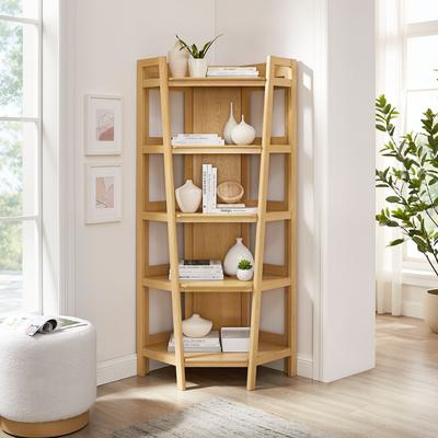 Modway Bixby 71 Inch Corner Bookshelf