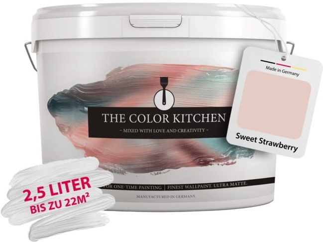 A.S. Création Wandfarbe The Color Kitchen Sweet Strawberry Beige Matt 2,5 l Hohe Deckkraft (DD125720)