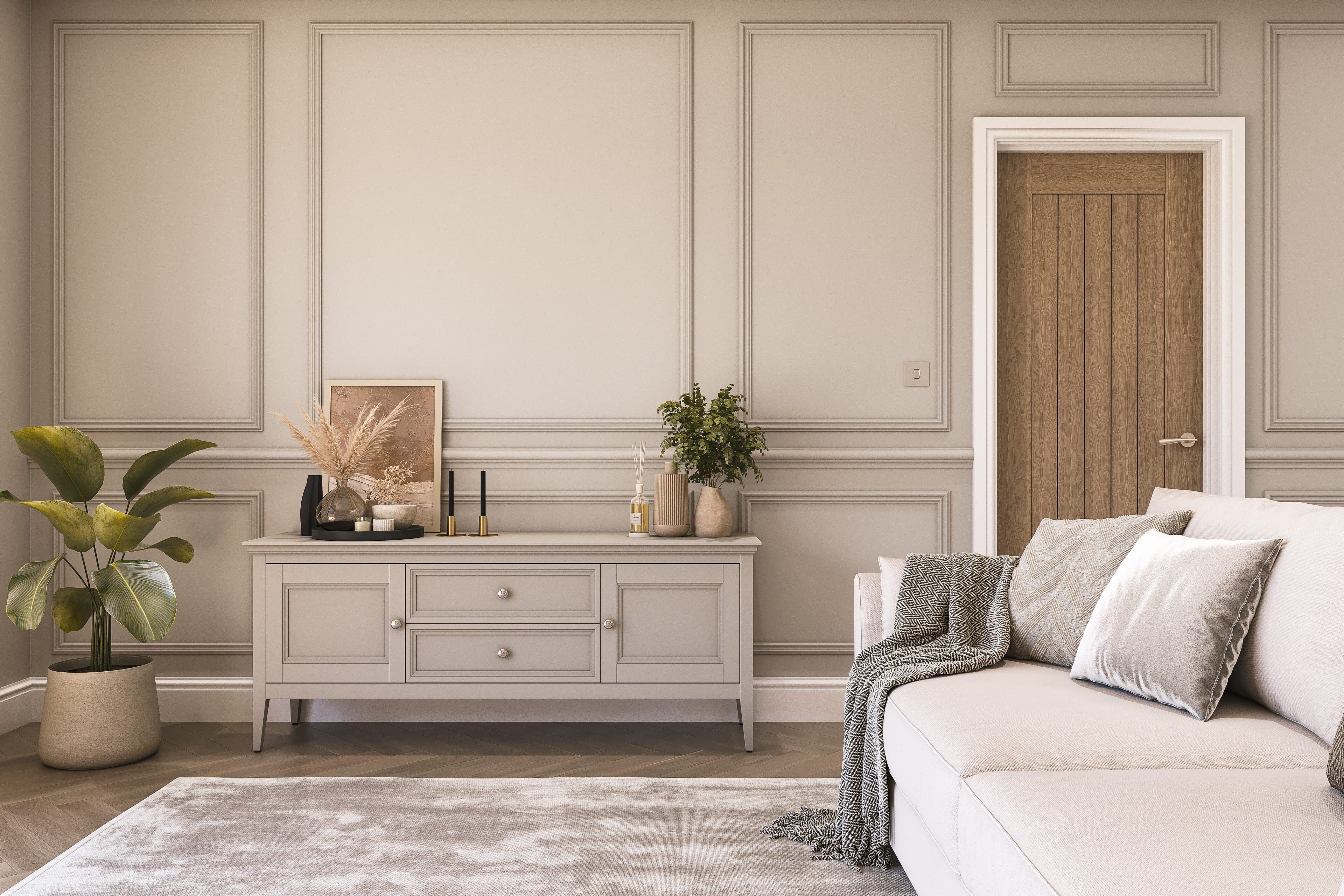 Hemway Peel and Stick Sample - Chalk Based Furniture Paint - Latte