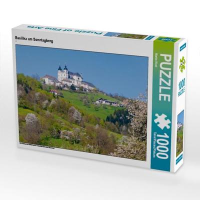 CALVENDO Puzzle Basilika am Sonntagberg | 1000 Teile Lege-Größe 64 × 48 cm Foto-Puzzle für glückliche Stunden