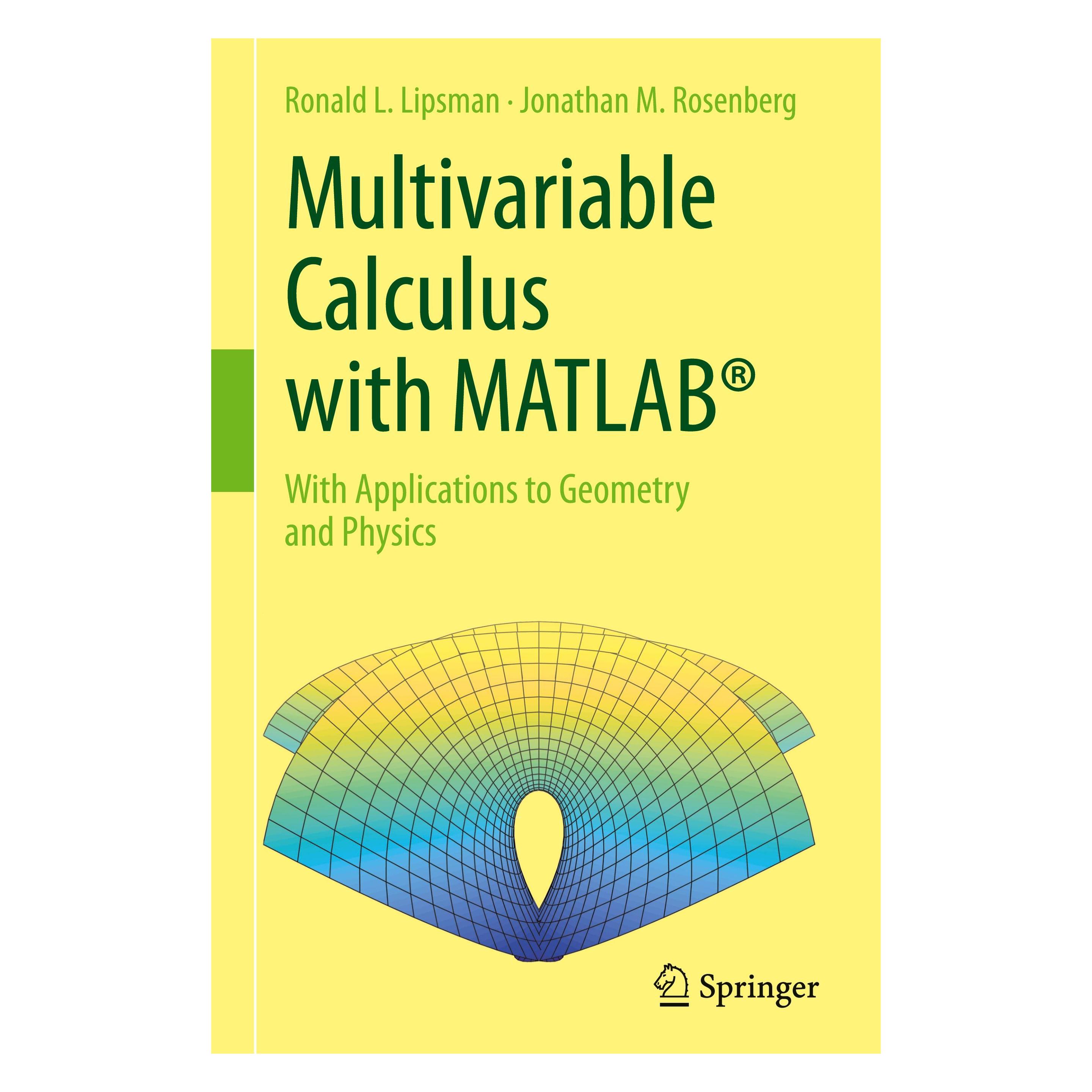 Springer Multivariable Calculus with MATLAB (Englisch, Hardcover, Jonathan M. Rosenberg, Ronald L. Lipsman) (9783319650692)