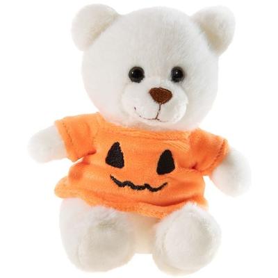 Heunec 453661 - HALLOWEEN Bär Kürbis T-Shirt, Plüsch, 15 cm