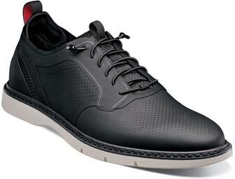 Stacy Adams Synchro - Mens 9 Black Oxford Shoes Medium