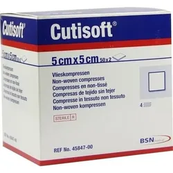 CUTISOFT Vlieskompressen steril 5x5 cm 100 St