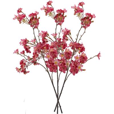 Kunstzweig CREATIV GREEN "Kirschblütenzweig", pink, H:80cm, Kunststoff, Kunstpflanzen, Kunstzweig, mit traumhaft schönen Blüten