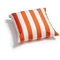 Jan Kurtz Möbel Kissen Somnia Streifen weiß/orange, Designer Jan Kurtz, 48x15x48 cm