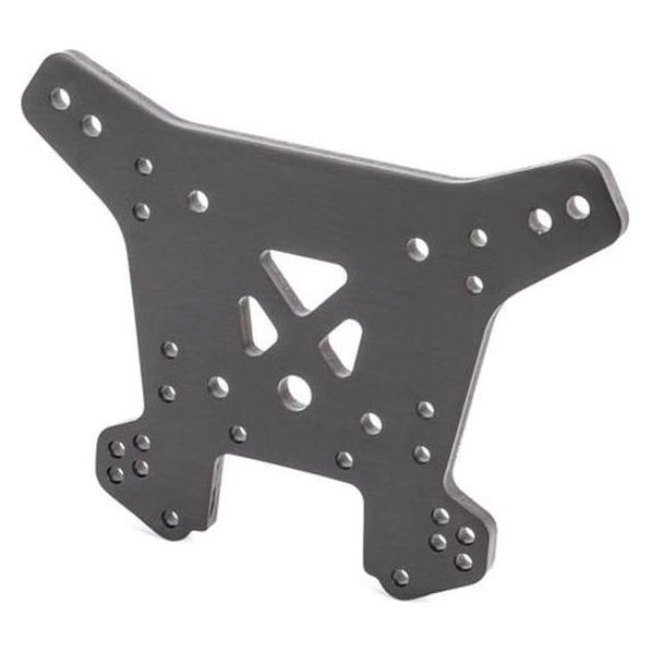 Traxxas dämpferbrücke hinten 6061-t6 alu grau eloxiert (TRX9538A)