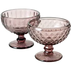 Boltze Schale Aurora 2er Set, rosa