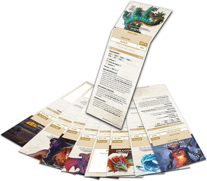 Black Book Editions Mémentos de PNJ + monstres des scénarios du livre de base - Chroniques Oubliées Fantasy 2e édition