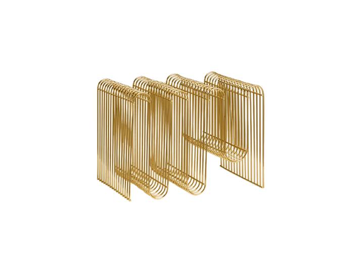 Design Zeitschriftenständer „Curva“ Gold AYTM
