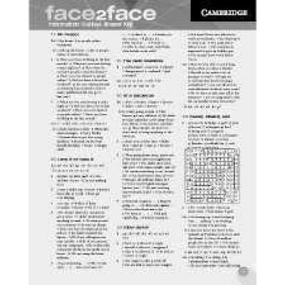 face2face Intermediate Workbook Answer Key Italian Edition, Taschenbuch von Chris Redston,Gillie Cunningham,Nick Tims, Cambridge University Press,