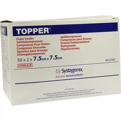 Topper Schlitzkompr. Steril 7.5 x 7.5 cm 100 ST