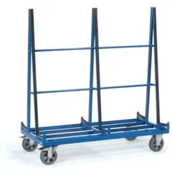 Fetra Plattenwagen, Tragl. 1200kg, Ladefl. LxB 1200x800mm, beidseitig, Anlegerahmen