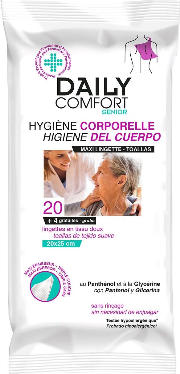 Disfarma Daily Toallitas Higiene Corporal 24uds