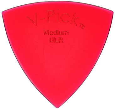 V-Picks Medium Pointed Ultra Lite RR Ruby Red