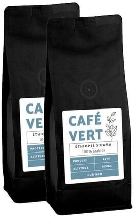 cafeCompagnie Grüner Kaffee - Region Sidama - Äthiopien - Gewaschen 1 Kg - MaxiCoffee