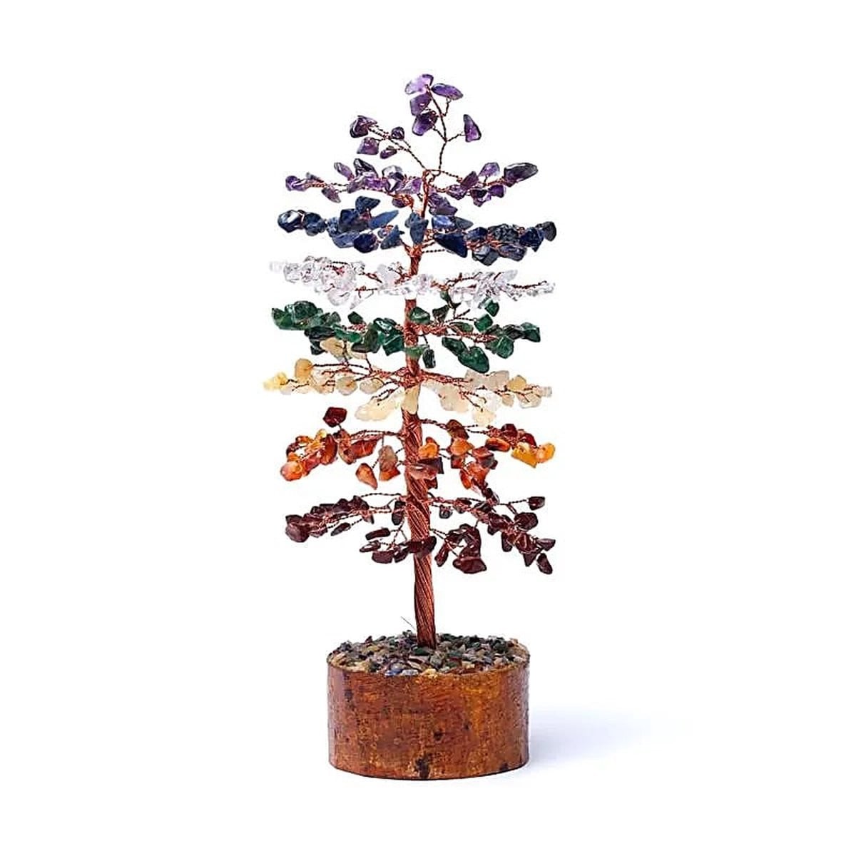 Edelsteenboom 7 chakras - 23 cm