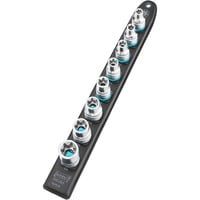 SmartRail 1/2" Steckschlüsseleinsatz-Satz Außen-Sechsrund, 8-teilig schwarz, E10 - E24, kurz