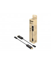 Club 3D Adapterkabel HDMI männlich bis USB-C weiblich 22 cm aktiv Support von 4K 60 Hz (CAC-1333)