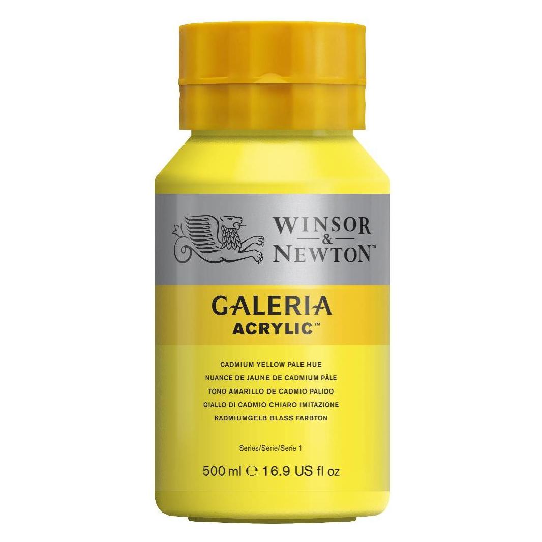 Winsor & Newton Galeria Acrylic 500Ml Cad Yell Pale Hue 114 (500 ml) (2150114)