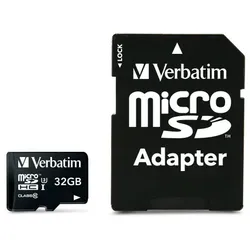 Verbatim Pro 32 GB MicroSDHC UHS Klasse 10