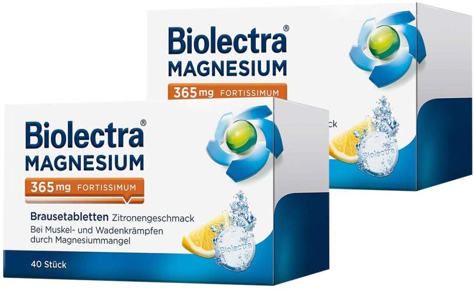 Biolectra Magnesium 365 mg Fortissimum Zitrone