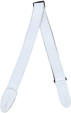 "Levys Garment Leather Strap 2"" WHT Blanc"