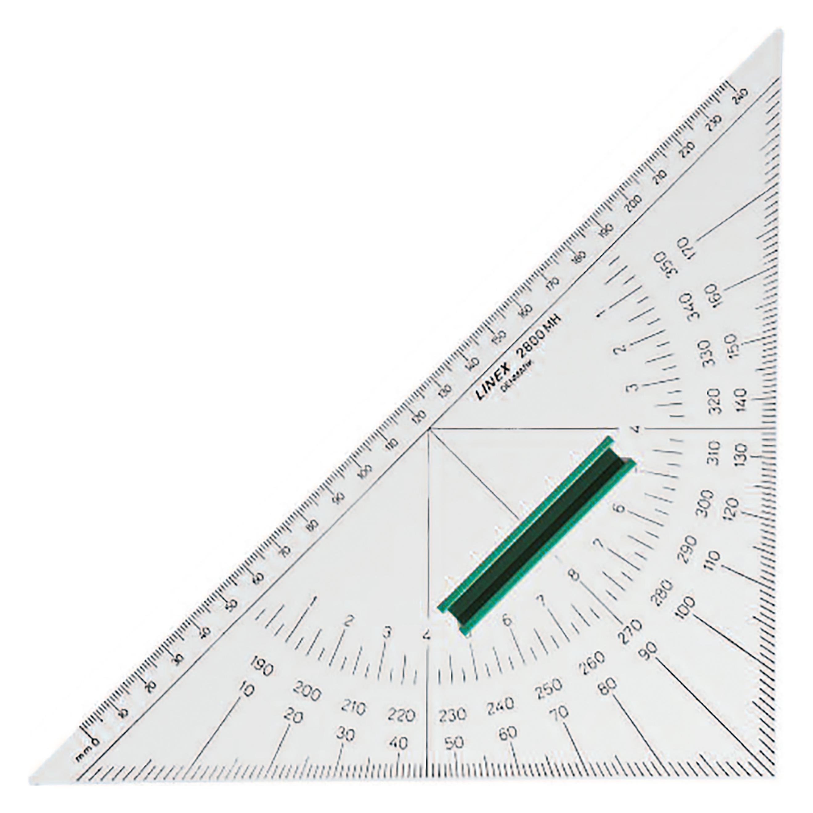 Linex Nautischer Winkelmesser (28 cm, Kunststoff) (100413014)
