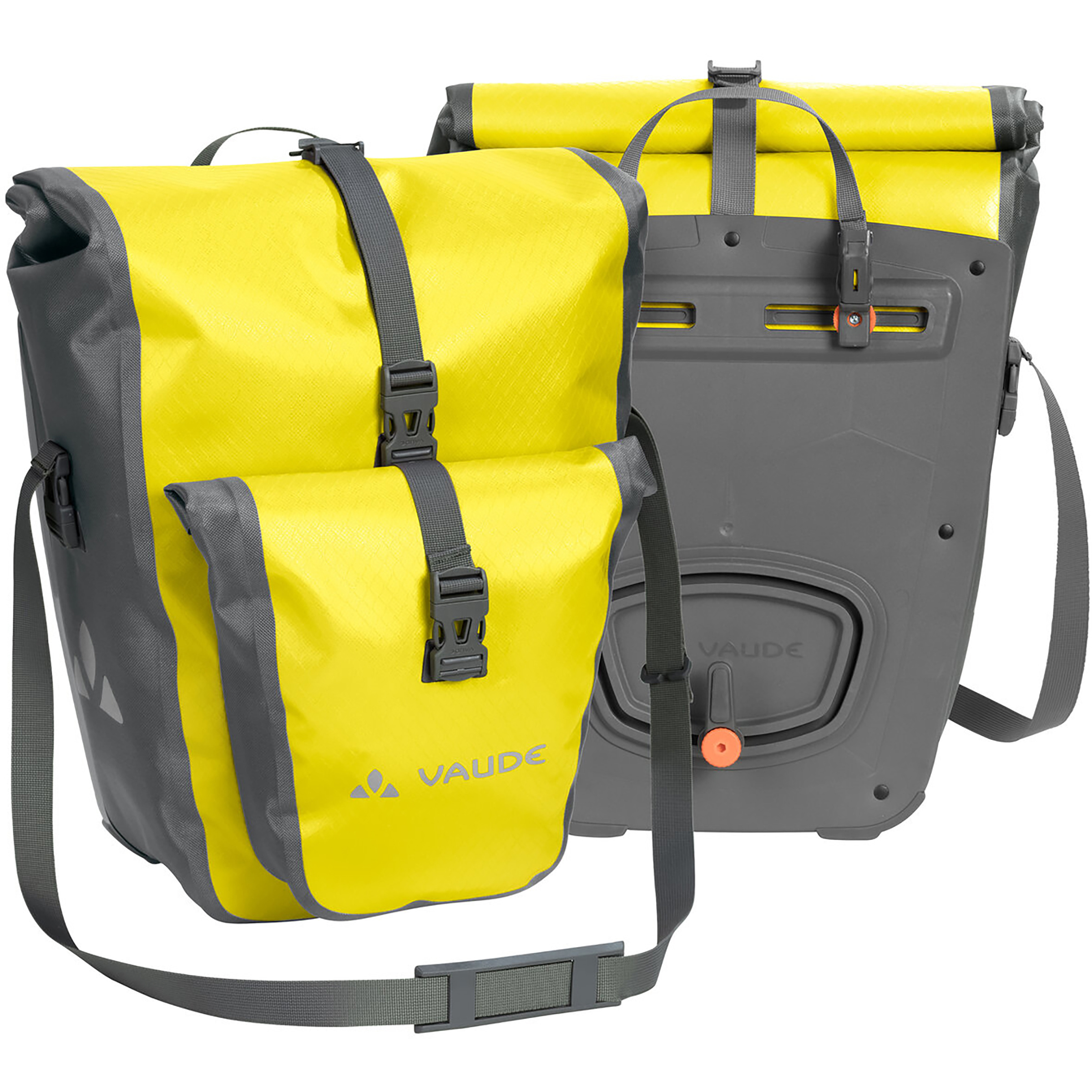 Vaude Aqua Back Plus Hinterradtasche Fahrradtaschen gelb Größe 51L Bikepacking | Commuting Wasserdicht Wasserabweisend