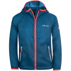 Trollkids, Unisex, Velojacke, Kids Fjell Running Jacket, Blau