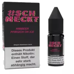 Himbeer Pfirsich on ICE NicSalt Liquid by #Schmeckt 10ml / 20mg