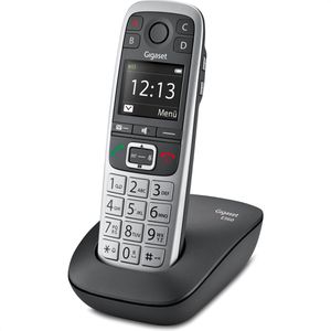 Gigaset Telefon E560, platin, Großtastentelefon, schnurlos