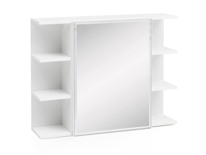 Armoire suspendue à 1 porte en aggloméré, blanc