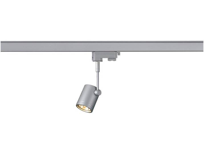 SLV BIMA I Tête de lampe pour rail triphasé\, gris argenté