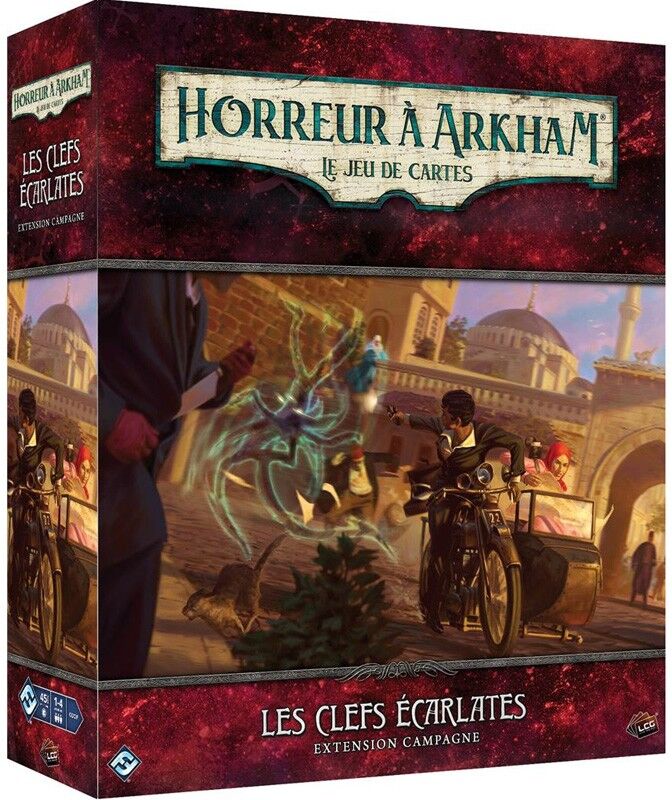 Fantasy Flight Games Extension Les Clefs Ecarlates (Campagne) - Horreur à Arkham JCE