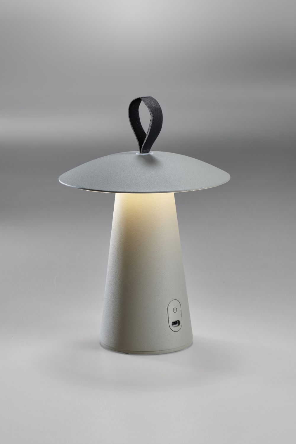LupiaLicht LED-Akku-Tischleuchte BUDDY grau 4170-1-63 4260489574966