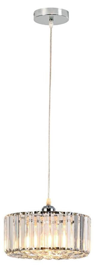 Light Prestige Hanglamp VETRO Chroom Glas B/D/H: 27,5 x 27,5 x 120 cm