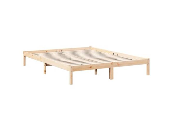 KTHLBRH Extra langes Bett, 160 x 220 cm, aus Kiefernholz Lattenrost im Lieferumfang enthalten, Matratze nicht im Lieferumfang enthalten, stabile Struktur, Montage erforderlich