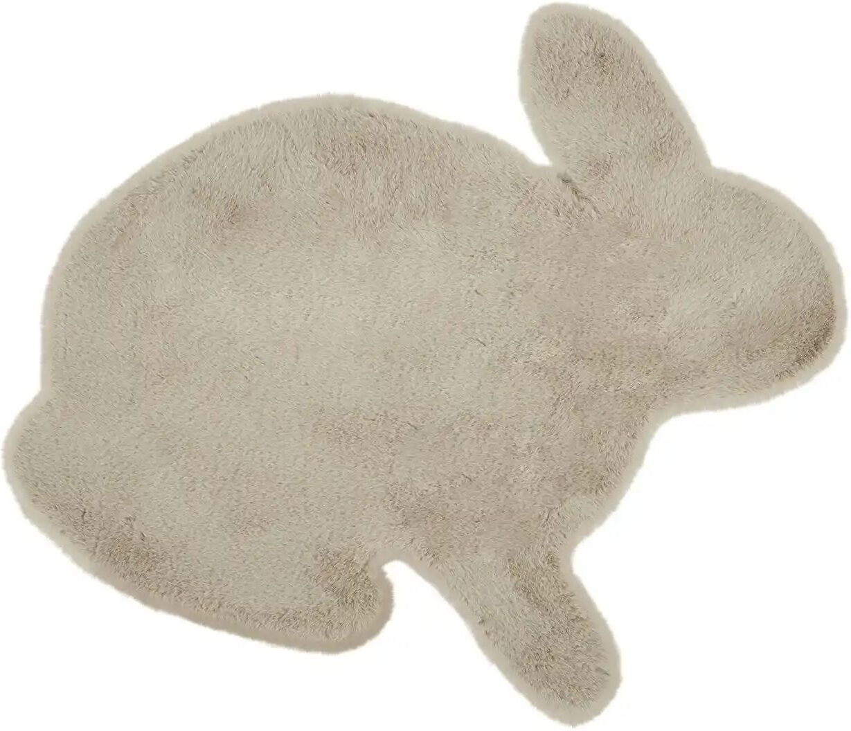 Höffner Kinderteppich  Kaninchen ¦ braun ¦ Synthetische Fasern ¦ Maße (cm): B: 70