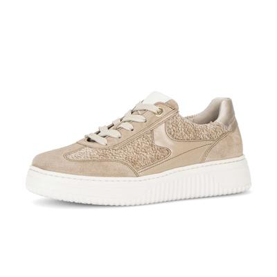 Sneaker GABOR "Sneaker low", Damen, Gr. 37, beige, Schuhe Sneaker