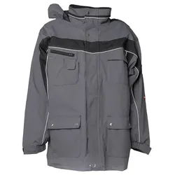 Allwetterjacke "PLALINE" - XS - schiefer/schwarz