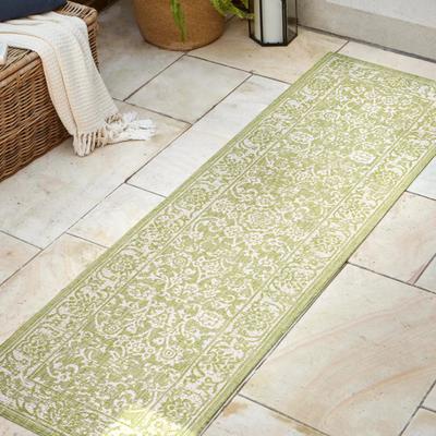 JONATHAN Y Sinjuri Bohemian Textured Weave Floral Indoor/Outdoor Area Rug
