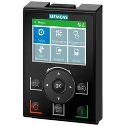 Siemens 6AG1255-0AA00-2JA2 SIPLUS G120 Intelligent Operator Panel (IOP) -20 ... +50 °C based on 6SL3255-0AA00-4JA2 6AG12550AA002JA2