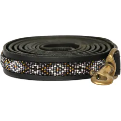 Kampuni Hundeline Ombima sort lang, 162x2,1 cm (Hund), Halsband + Leine
