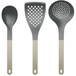 Rosti New Optima Humus 3-tlg., Kochbesteck, Braun, Schwarz